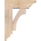 Ekena Millwork Westlake Traditional Smooth Bracket w/ Offset Brace, Douglas Fir, 5 1/2"W x 14"D x 18"H BKT0604X14X18WTL01SDF - alternate 2